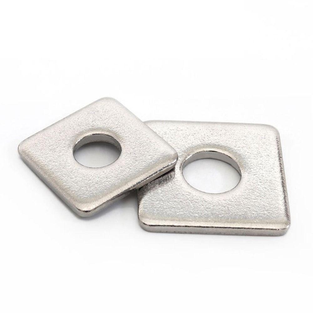 10Pcs M3-M20 Square Flat Washer Square Design Square Gasket  for Construction Machinery