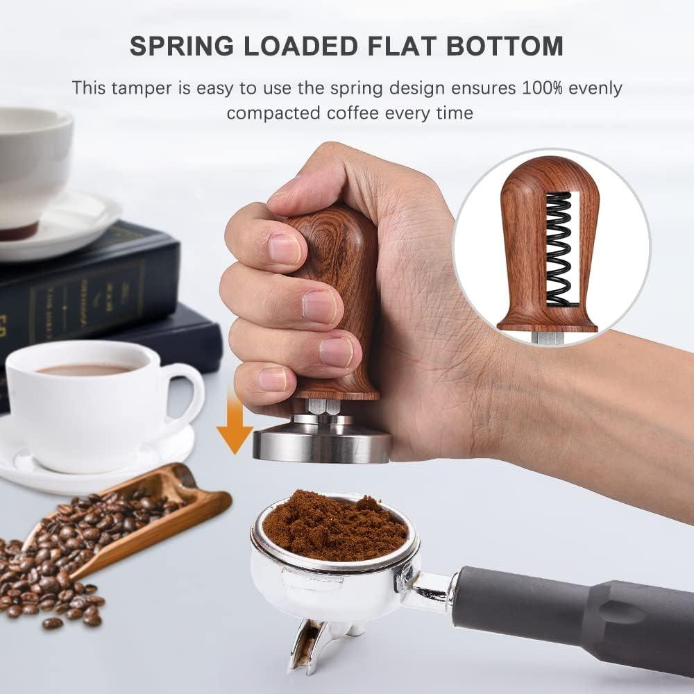 Nerezová základna Sada pěchovadel na espresso Průměr 51 mm Pěchovadlo Barista Lis Stanice pro přípravu kávy