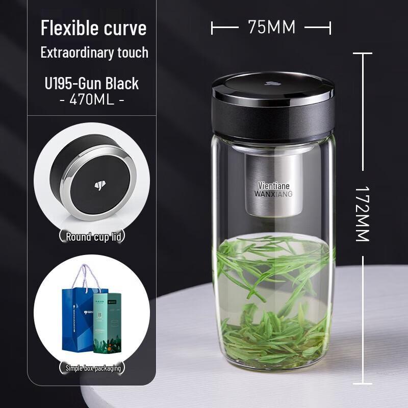 Wanxiang Single Layer Borosilicate Glass Cup