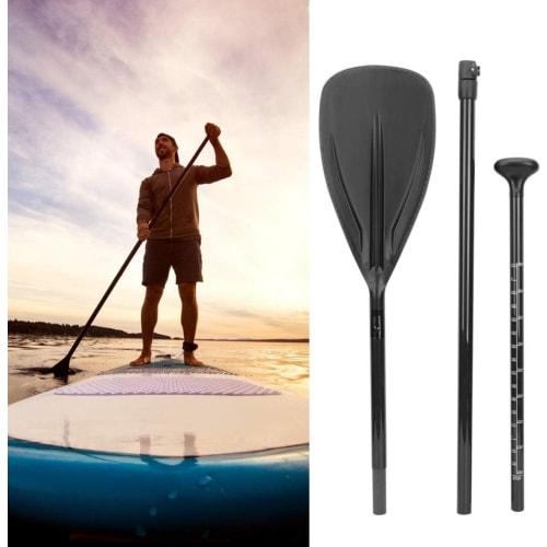 SUP Stand-Up Paddle, 3-Piece Separable Paddle for Kayaks, Canoes, and Surfboards, Stretchable, Comfortable, Ultra-Lightweight, Durable, and Detachable