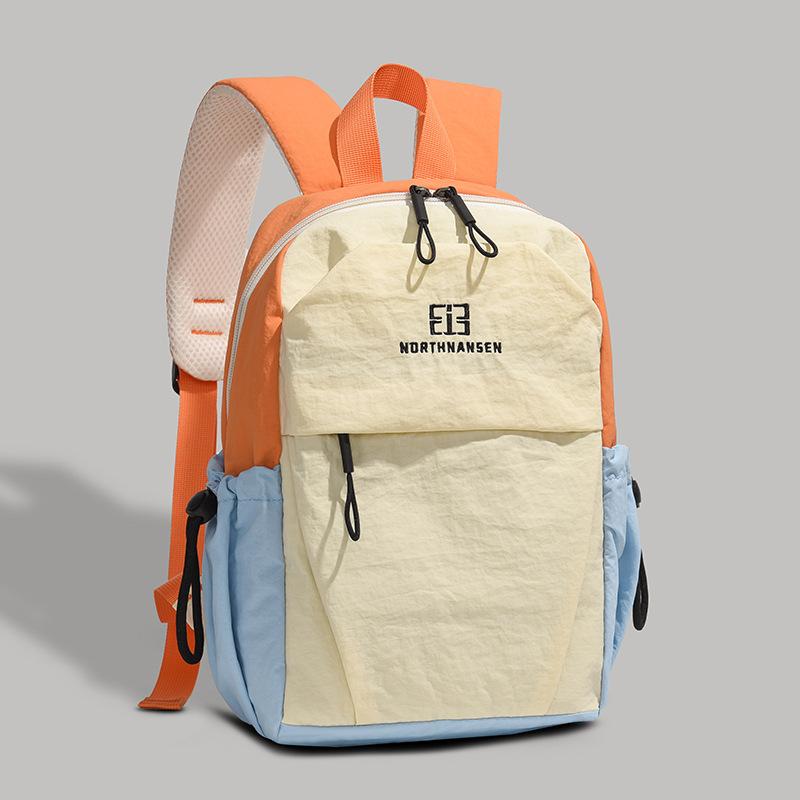 

Легкий и универсальный рюкзак, новый простой для путешествий и отдыха, контрастные цвета, школьный рюкзак для альпинизма оранжевый