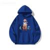 2023 Santa Claus Hooded Sweatshirts Cotton Christmas Printed Oversized Hoodie Unisex's Womens Winter Clothing Cute Party Pullovers Unisex