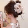 Flower Hair Clip Slip Resistant Design Lightweight Hairpin For Women Girls Soft Feel Wear