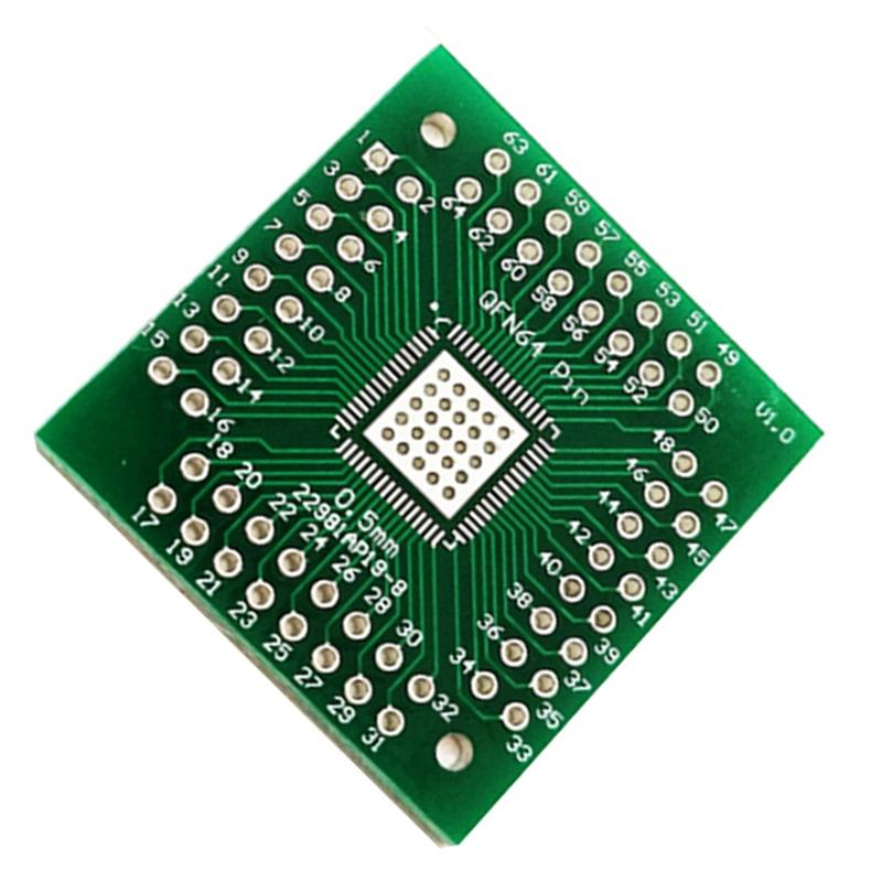 ABUL-QFN56 QFN64 Adapter Board Converter Pin Board Immerse 0.5Mm Transfer Board 10Pcs