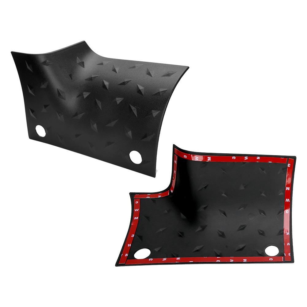 2pcs Black Engine Hood Angle Wrap Cover Auto Accessories Fit for Jeep Wrangler JL 2018 ‑ 2020