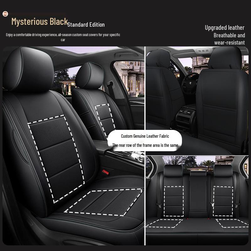 Custom-Made, All-Season, Thicker Car Seat Covers for New and Old Models, Full-Coverage