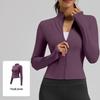"Hauts de Yoga pour Femmes Juyitang": Vestes ajustées pour la course en extérieur et le fitness"