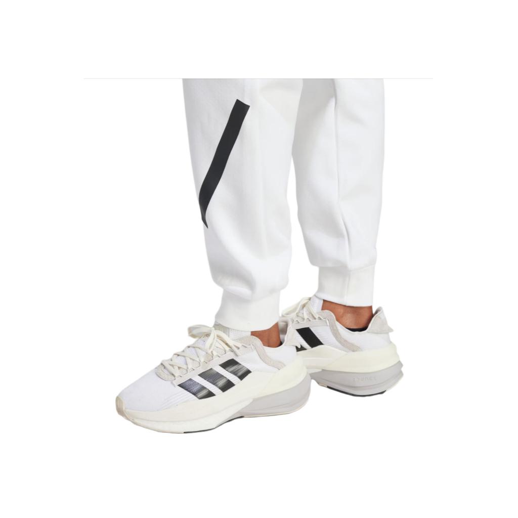 Adidas Z.N.E. Tracksuit Bottoms Letter Logo Print Drawstring Casual Pants Women Bottoms White JE7843