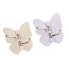 Butterfly Rotating Individual Adhesive Hooks,Butterfly Clasp Bathroom Corner Hook with 3-Hook 270° gyrate,None Drill Wall Mount Storage Hooks for Home