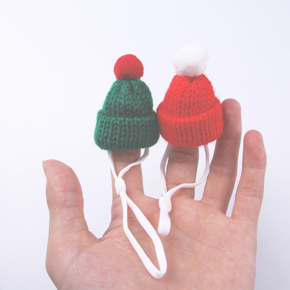Hamster Knitted Hat Wool Hat Chinchilla Christmas Hat Little Pet Funny Headgear Hat