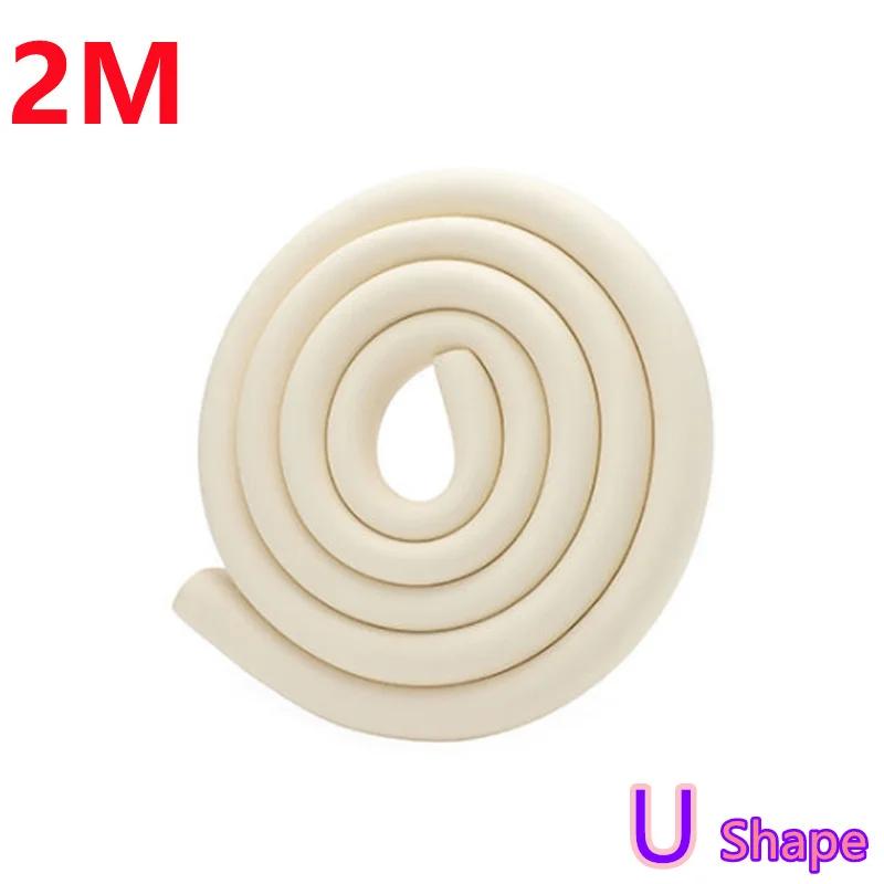 2M Baby Safety Corner Protector Solid Color Edge Guards for Childproofing Home Furniture Corners Table Angle Protection Tape