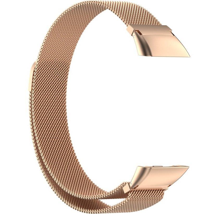 Milanese Bracelet Strap for Huawei Band 6, Rose Gold