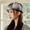 Retro Fashionable and Versatile Cloud Beret Autumn and Winter New British Style Warm Octagonal Hat Windproof Painter Newspaper Boy Hat