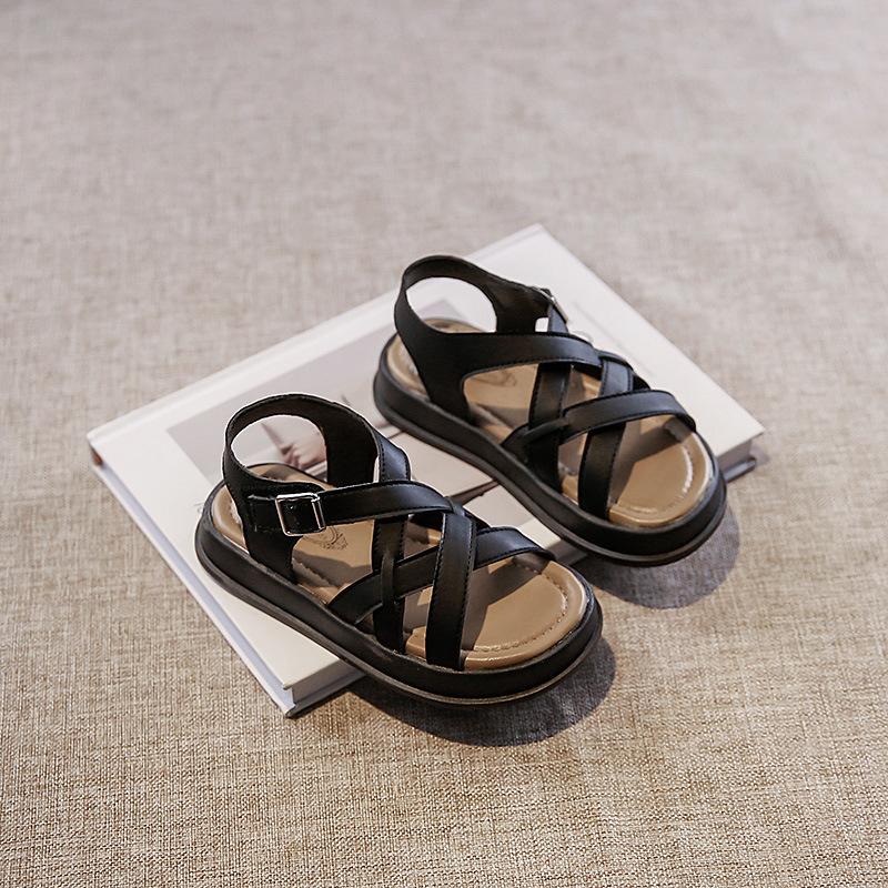

Girls shoes, children s Roman sandals, 2025 new summer and summer sports for little girls, medium and large children, beach hits 26