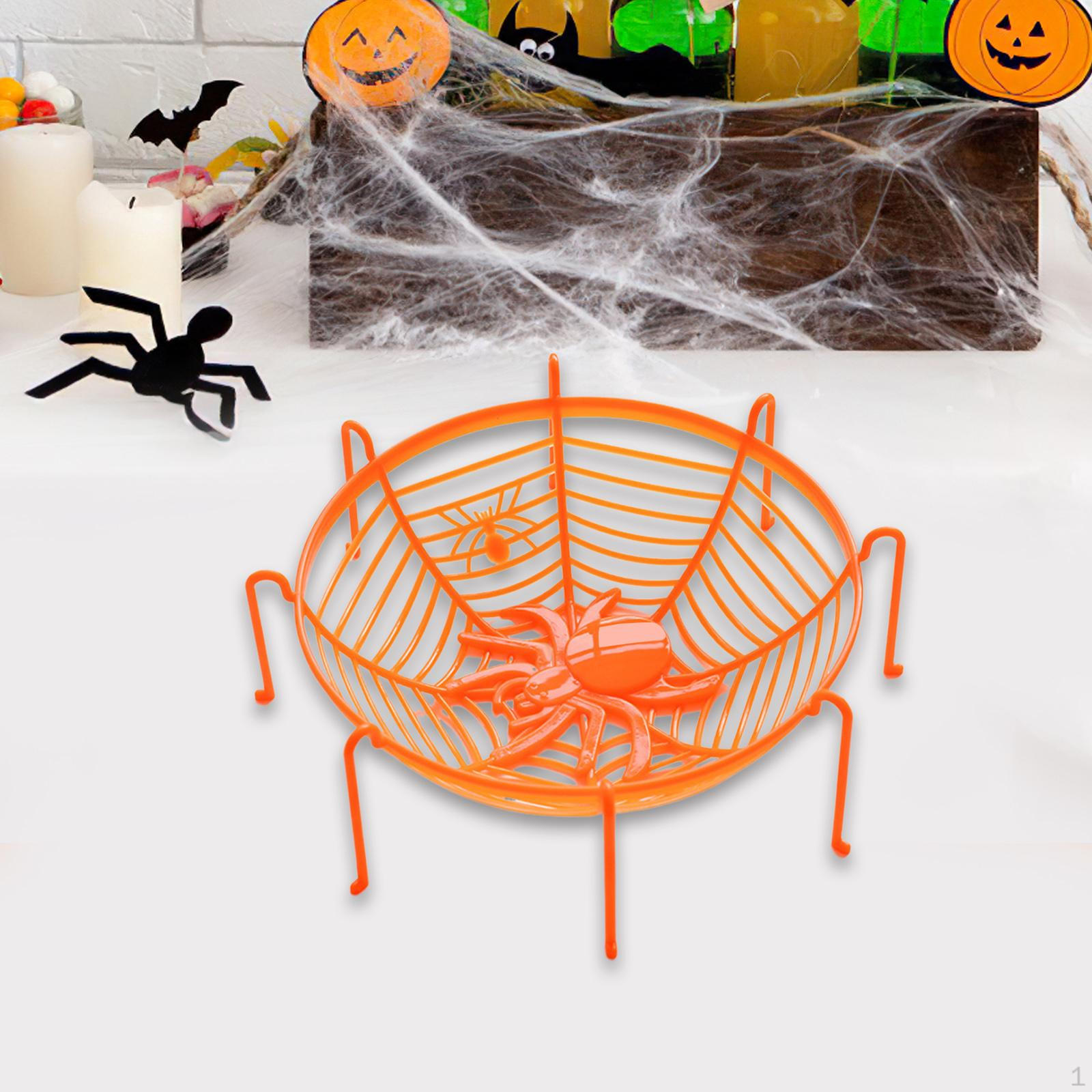 

Конфетница Хэллоуин паутина корзина праздничная атмосфера домашний кофе гадость или сладость держатель