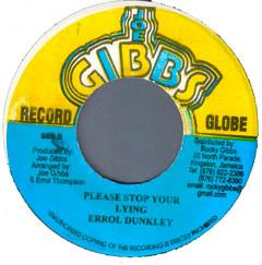 

7-дюймовая пластинка ERROL DUNKLEY - Please Stop Your Lying NONE Joe Gibbs Recor Ямайка Регги, Ска и Даб Б/У