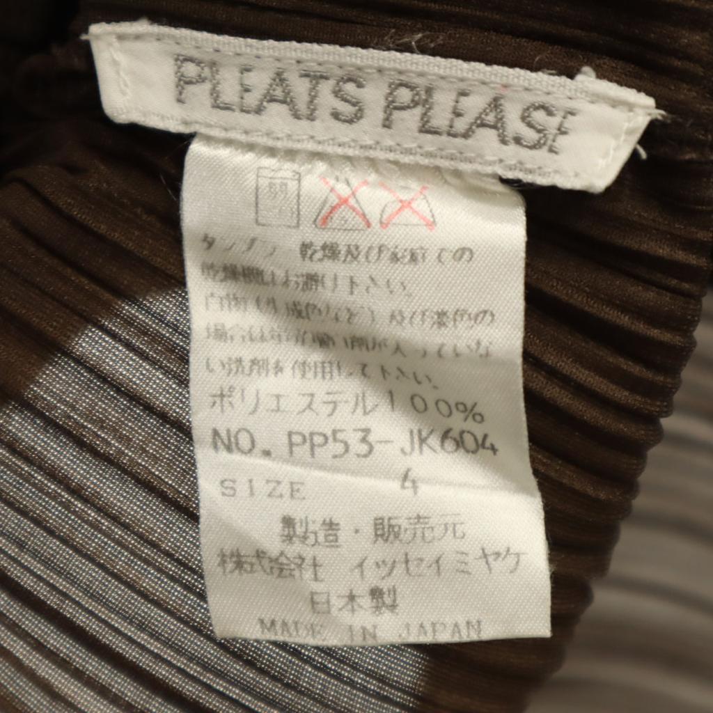 PLEATS PLEASE 90s Made in Japan Old Long sleeve Pleated Cut Women Used