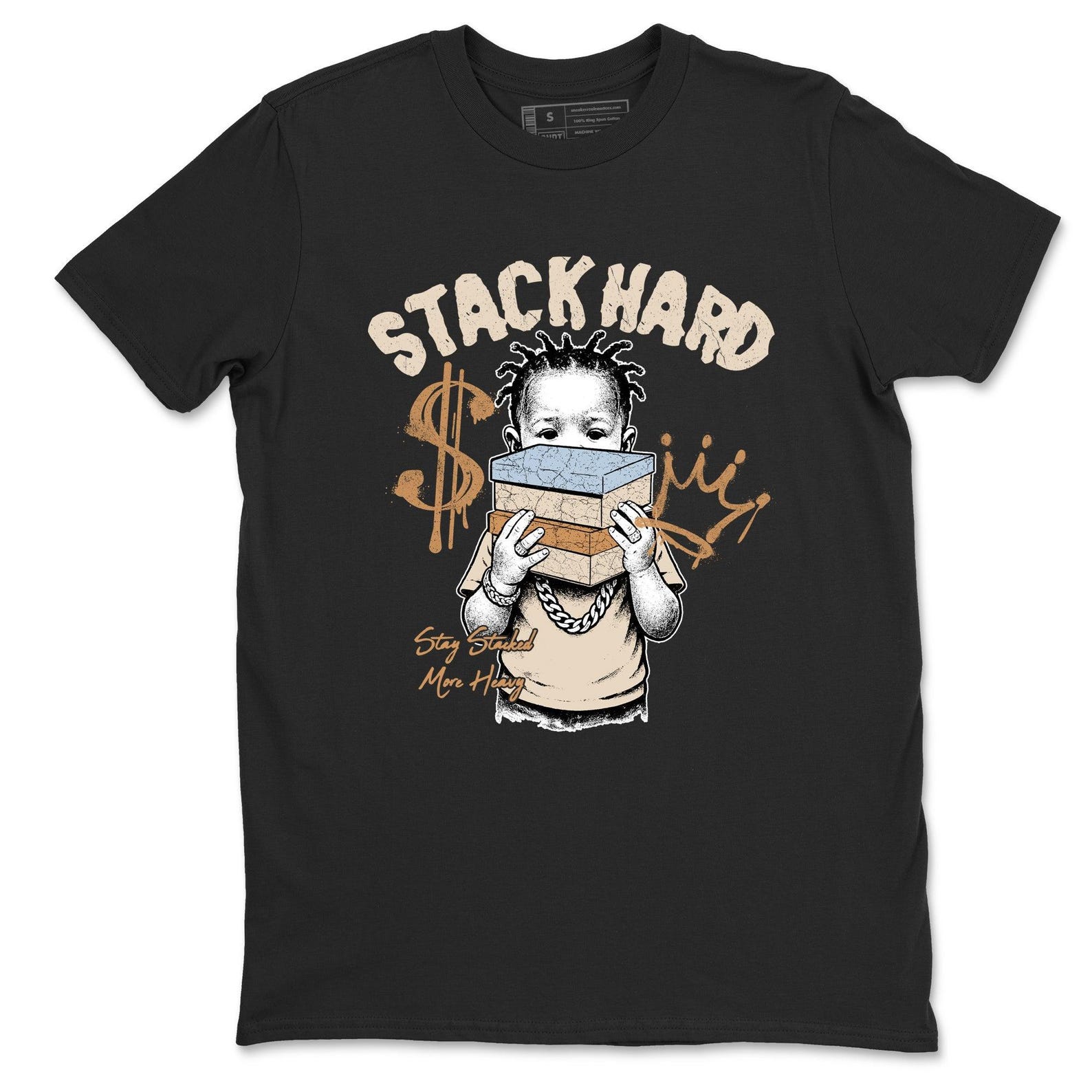 Stack Hard Graphic Tee - Sneakerhead Streetwear S