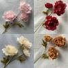 Artificial Peony Flowers For Wedding Centerpiece Home Staging Photography Prop
