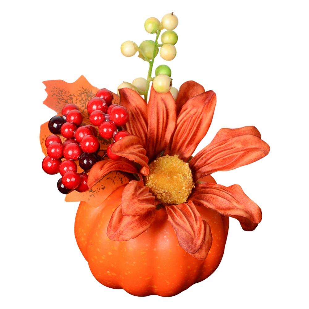 Díkyvzdání Halloween Dýňové ozdoby Žluté umělé slunečnice Ozdoby na dožínkový festival