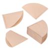 100pcs Set Portable Coffee Filter Paper One-Use One-Use Filter Paper Pour Over Coffee