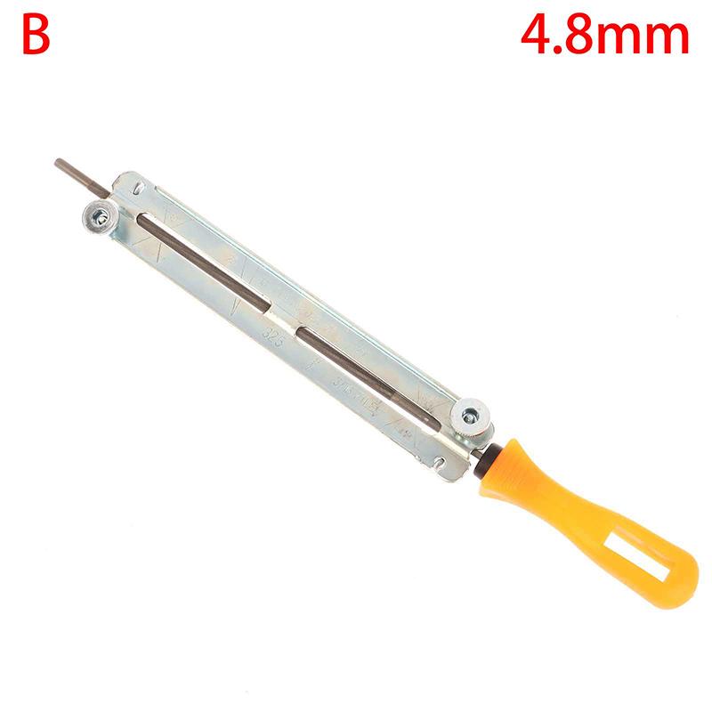 4Mm/4.8Mm Mechanical Chainsaw Sharpening Files With Plastic Handle Woodworking Chain Saw Tool Abrasives Tools Accessories