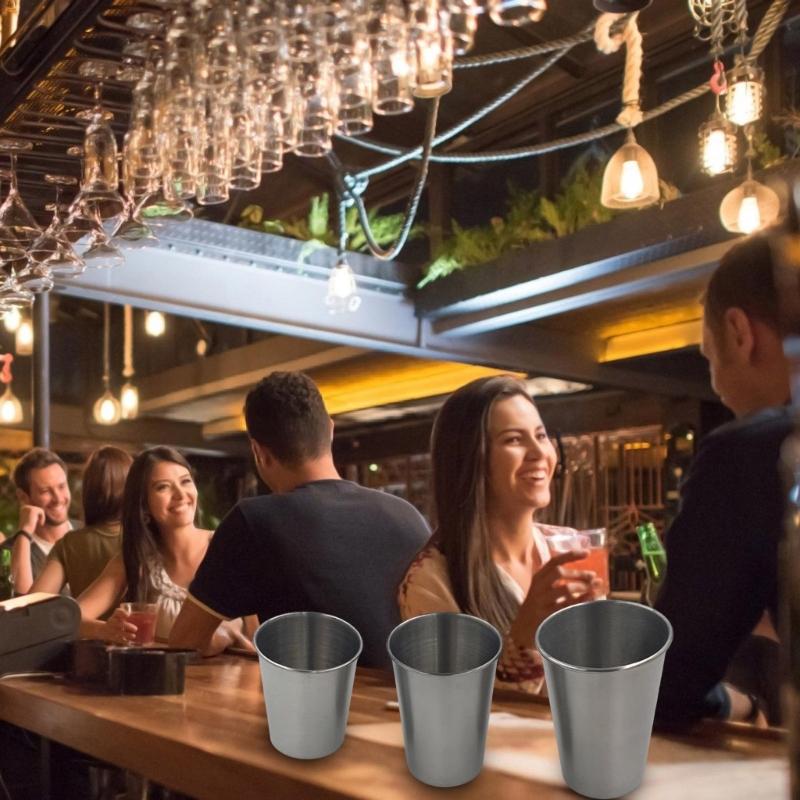Set Of 10 Thermal Cups Functional Beer Cups Stainless Steel Tumblers For Beer Lover And Quality Lifestyle Enthusiasts