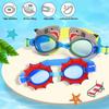 Occhialini da Nuoto Impermeabili Antiappannamento Carini con Specchio Disegni Animati per Bambini Occhiali per Imparare a Nuotare Cinturino Regolabile