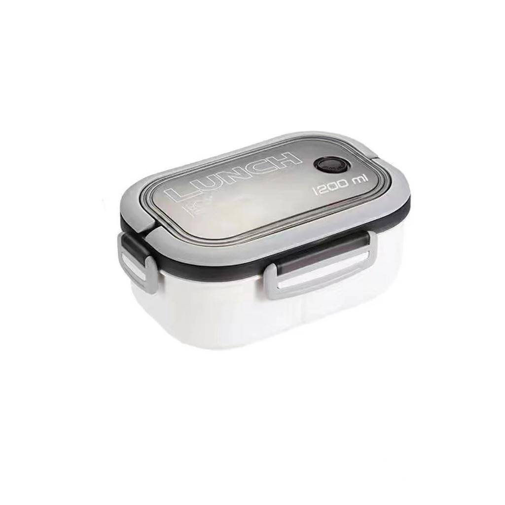 Double-layer Lunch Box Portable Compartment Fruit Food Box Microwave Lunch Box With Fork And Spoon Picnic Fresh Box