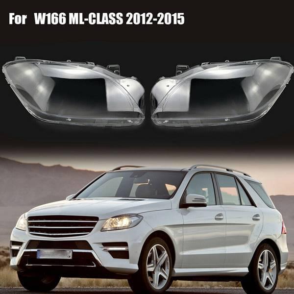 Right Front Transparent PC Headlight Cover, 1 pc. None
