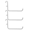 3Pcs Heavy Duty Iron Pegboard Hooks with Powder-Coated Finish for Garage Workshop Shed Organization Utility Hanging Tools Peg