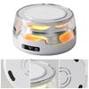 Coffee Mug Warmer Adjustable Temperature Coaster with Ambient Light Portable Drink Warmer Auto Shut-Off Anti-Slip Base Heated Mug Coaster
