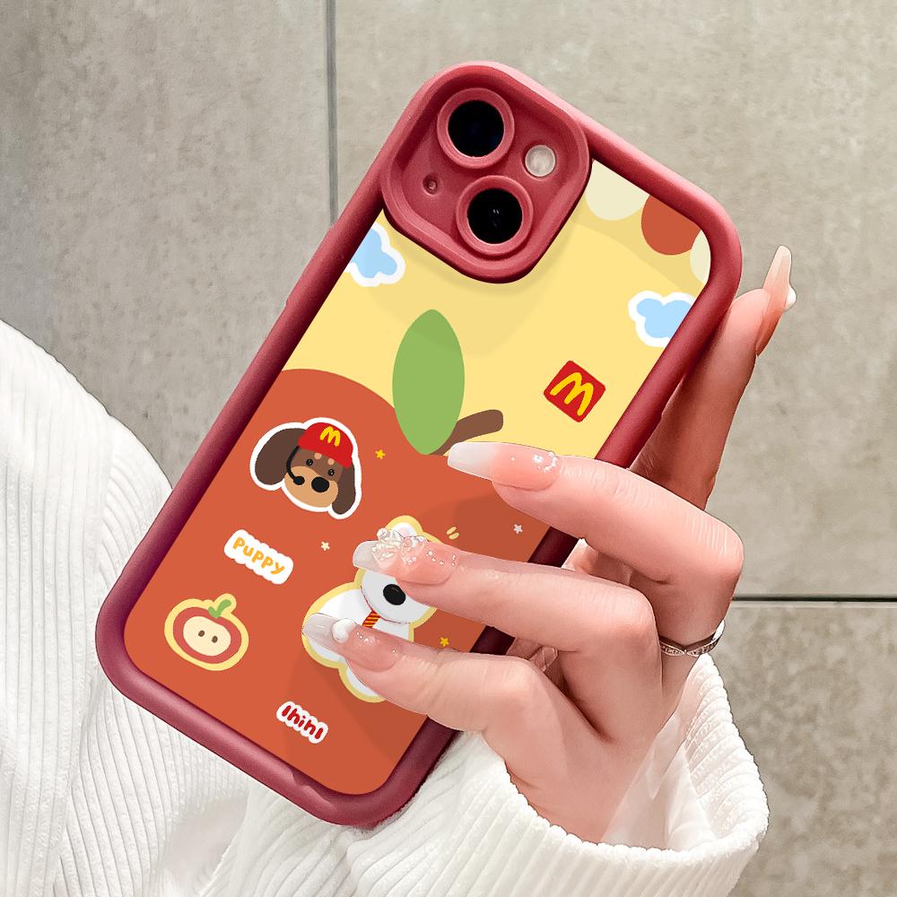 Cute Cartoon Pattern Phone Case for iPhone Samsung Galaxy Xiaomi Redmi POCO HUAWEI Honor Shockproof Rubber Soft Flexible Cover Casing