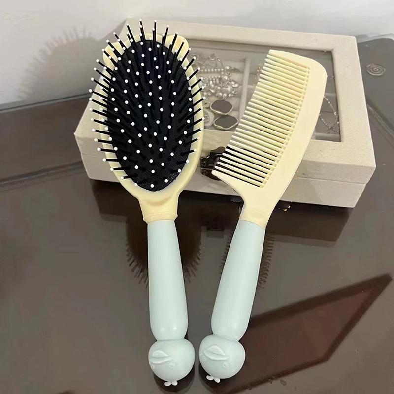 Women's Long Hair Airbag Cushion Brush - Head Massage & Fluffy Curl Comb