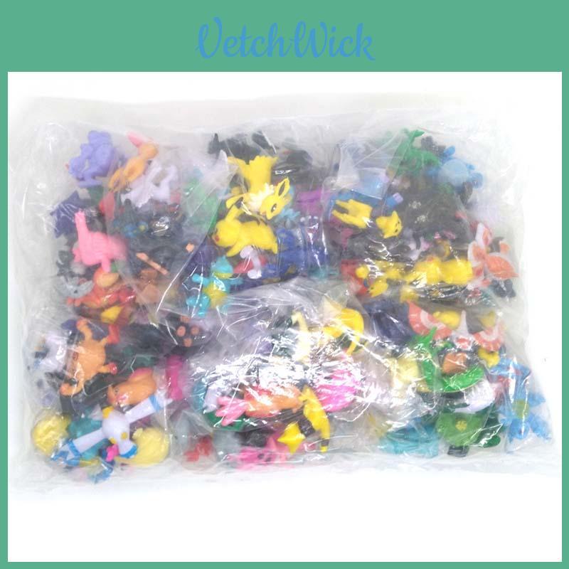 Komplettes 144-teiliges Pokemon Actionfiguren Set Anime Kinder Geschenk Spielzeug