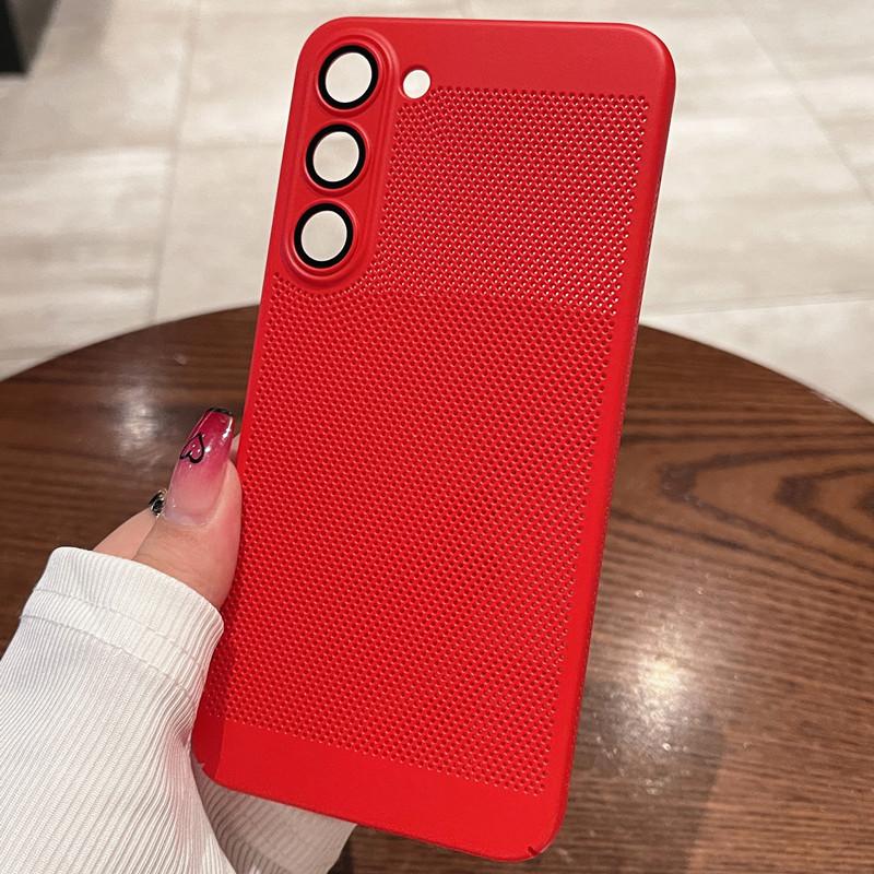 Compatible with Samsung S24, S21, S22 Plus, S22 Ultra Hard Case - Solid Color for Enhanced Heat Dissipation