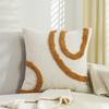 BUYNOW 1PC Tufted Lines Geometric Foliage Sun Hugging Pillowcase Bohemian Living Room Sofa Cushion Cover Home Bedroom Decor