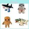 Italian Brainrot Al Shark Plush Toy With Short Pile Fabric For Kids Playroom Decor