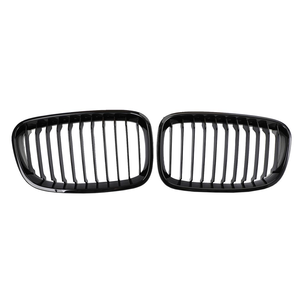 2PCS Front Bumper Kidney Grill Grille Fit BMW 1 Series F20 F21 2012-2014