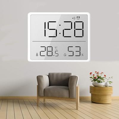 Wielofunkcyjna lodówka na biurko, duży ekran, datownik, montowany na ścianie, magnetyczny cyfrowy budzik LCD