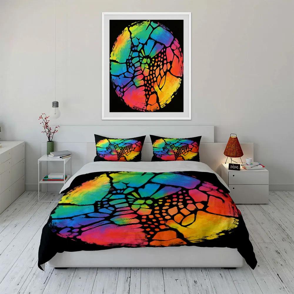 Abstract Art Three-Piece Set Decor Soft Comfortable Duvet Cover Bedding Set Included 1*Duvet Cover & 2*Pillowcases gift