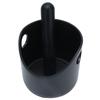 Oblique Black Coffee Knock Box Grounds Box Knock Bin for Coffee Shops Bars Family Kitchens