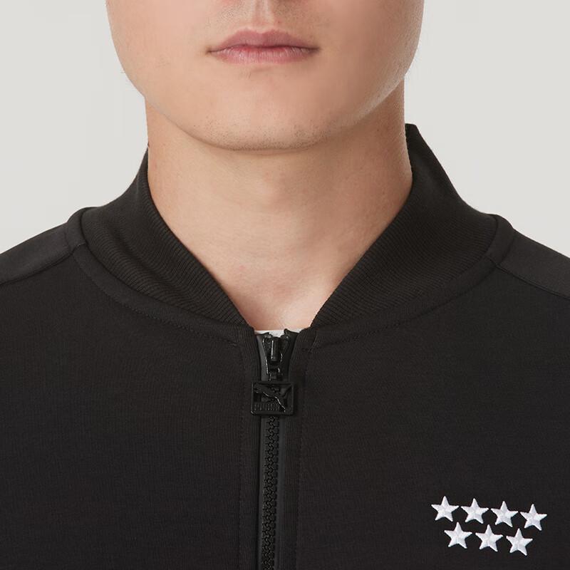 Puma Logo Outdoor Casual Sports Zip Collar Jacket Men jackets Black 628094-01