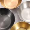 Sauce Dipping Bowl Stainless Steel Dipping Cups Round Sauce Dishes Mini 4/8Pcs Silver Reusable Seasoning Cups Dipping Cups
