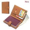 Genuine Leather Ultra-Thin RFID Blocking Passport Holder Wallet - All-in-One Travel Organizer for Women (New Style)