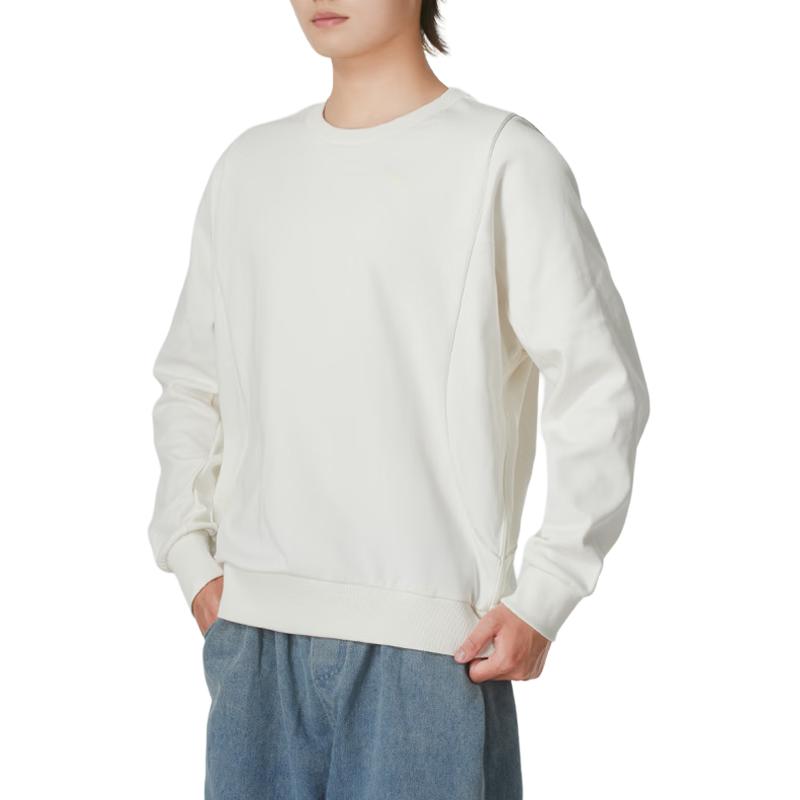 PUMA Sweatshirts Men's White Crew Neck Moderate Regular 628488-87
