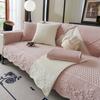 Autumn And Winter New Plush Sofa Cushion Fabric Non-Slip Leather Sofa Cover Modern Simple Sofa Cushion Cover