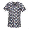 Nurse Work Uniform V Neck Scrub Top Professional Attire for Female Lightweight Summer Clothing