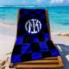 Inter Milan Beach Towel Quickdry Soft Microfiber Comfortable Lightweight