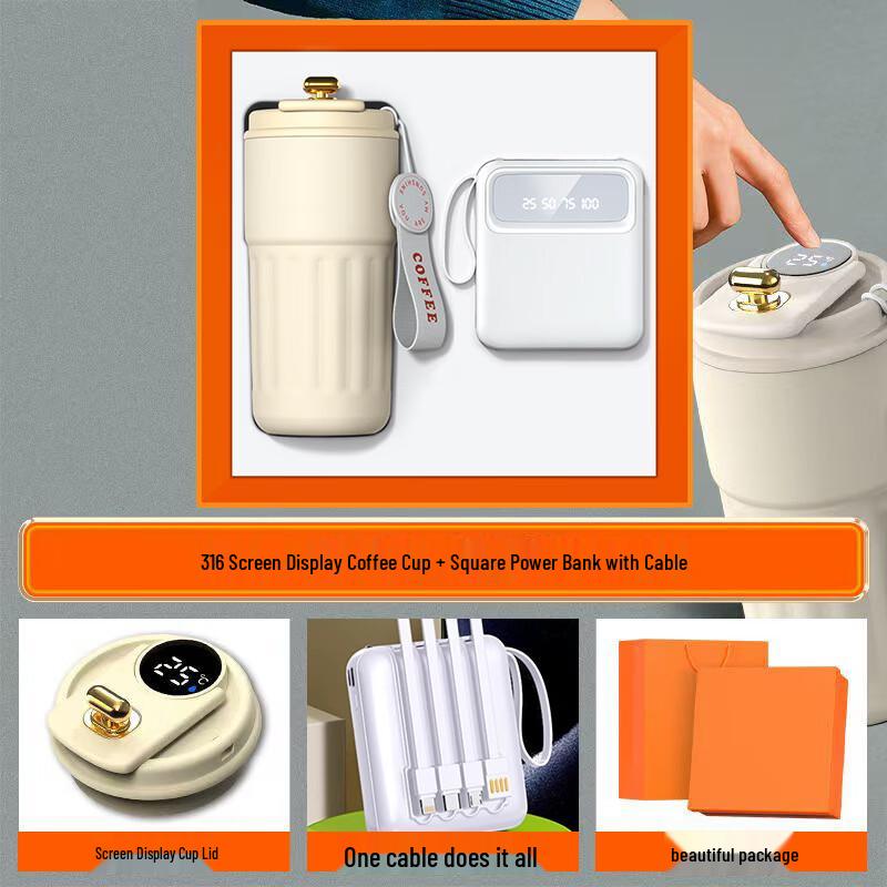 Jilifa Business Gift Set: Coffee Cup & Power Bank